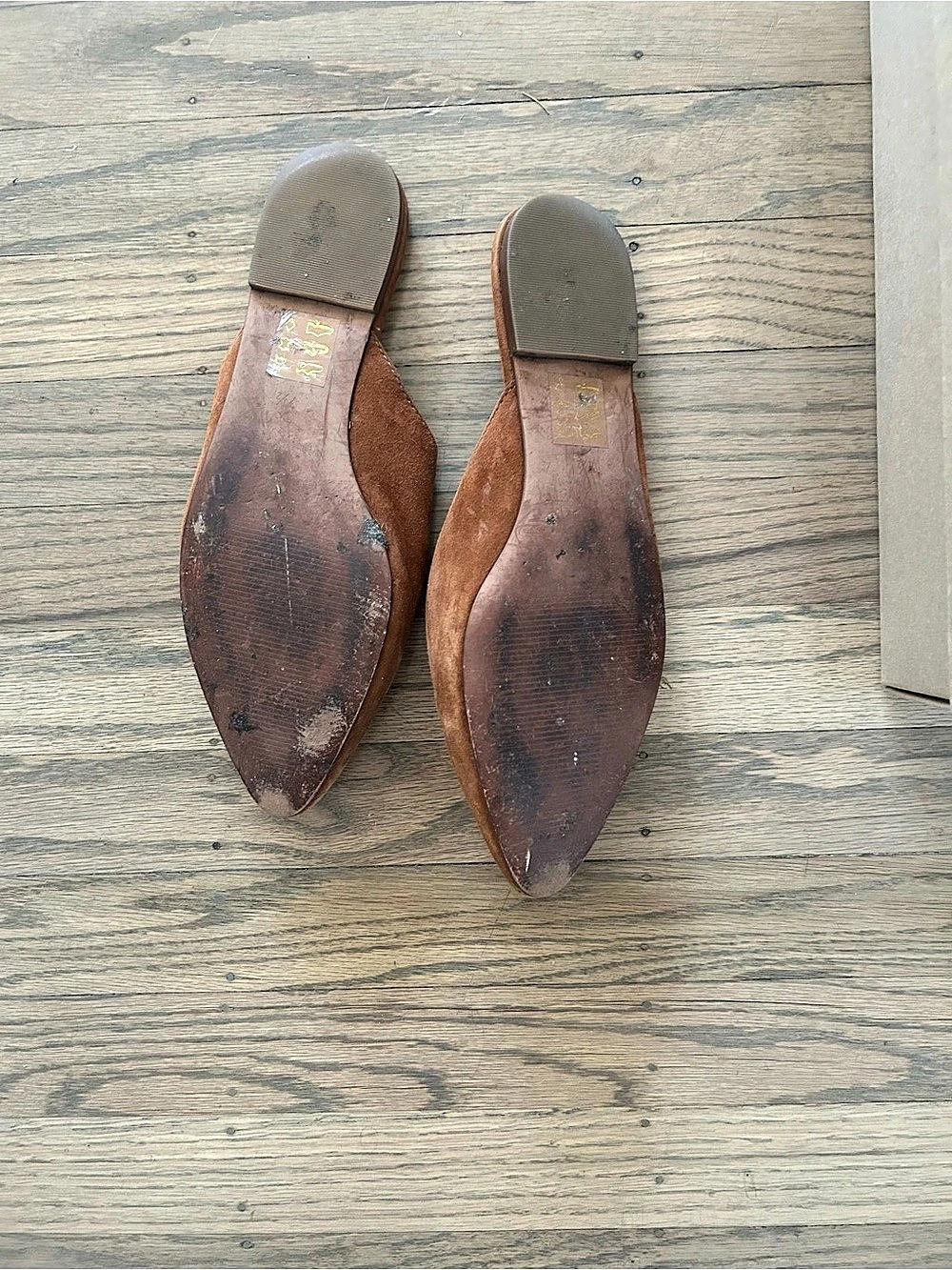 The Remi Mules in Kid Suede - Picture 3 of 3